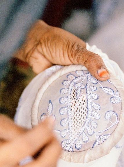 THE ART OF CHIKANKARI HAND EMBROIDERY