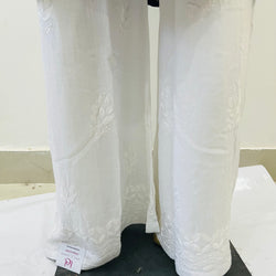 White chikankari Pallazzo Libaas e Lucknow