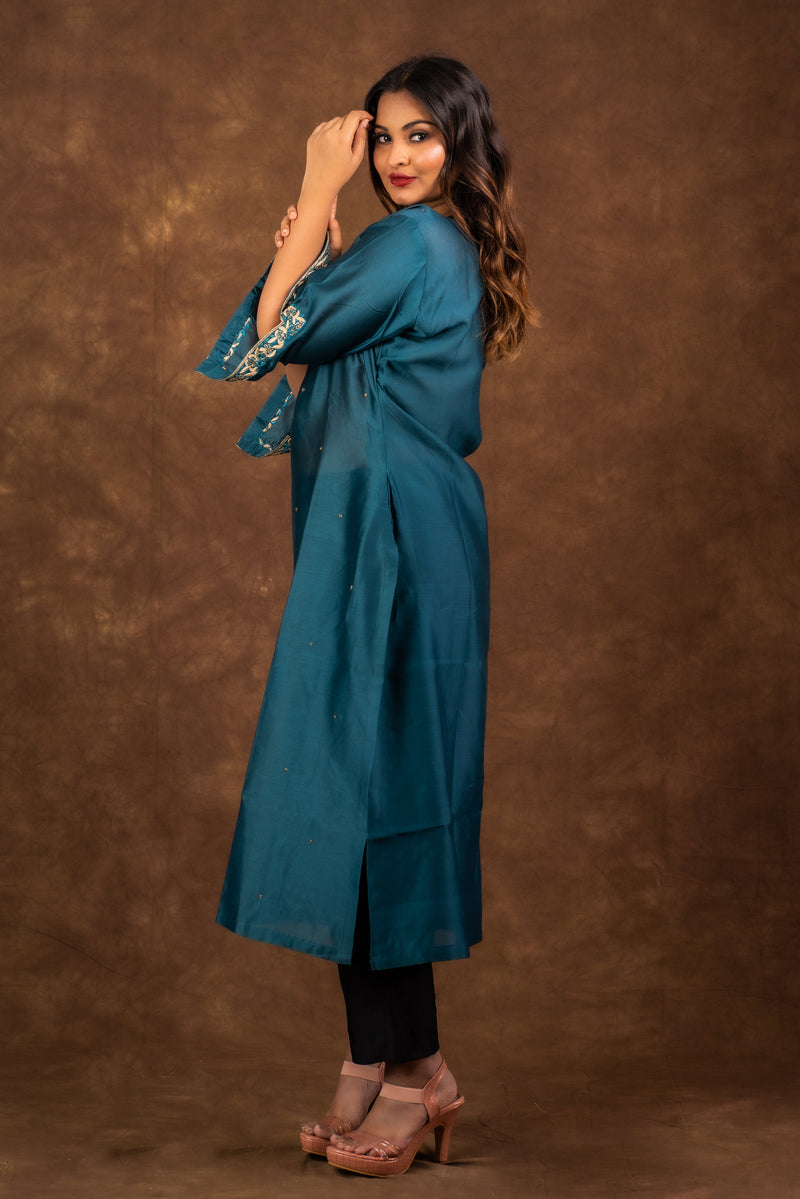 Blue Moon Embellished Kurta Libaas e Lucknow