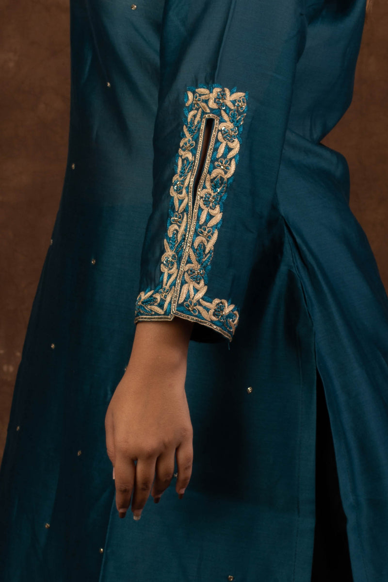 Blue Moon Embellished Kurta Libaas e Lucknow