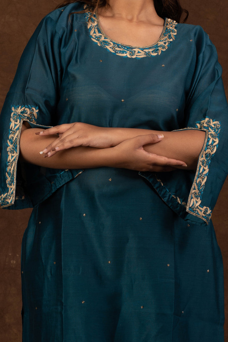 Blue Moon Embellished Kurta Libaas e Lucknow